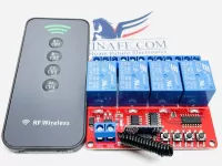 Module Thu Phát RF Tự Học 4 Relay 24V + Remote